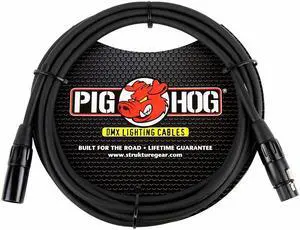 Pig Hog Lighting Cable DMX 3-pin 10 ft.