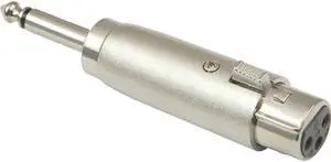 American Recorder XLR Female to 1/4" Male(mono) Adapter