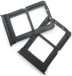 Dual SIM Card Tray Slot Adapters Replacement Part For Oneplus 6 1+6 ( Matte Black)