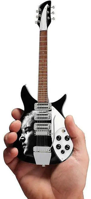 Axe Heaven Licensed Fab Four - John Lennon Tribute Mini Guitar - Radio Days (FF-004)