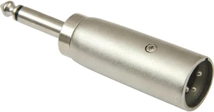 American Recorder XLR Male to 1/4" Male(mono) Adapter American Recorder XLR Male to 1/4" Male(mono) Adapter