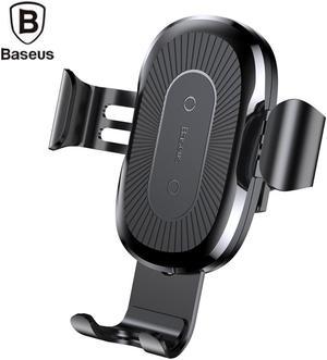 Baseus 15W Qi Wireless Charger Gravity Car Mount 10W for 4 - 6.5 inch Mobile Phone.