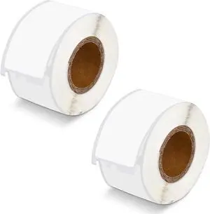 GREENCYCLE Compatible for Dymo 30251 Address Mailing UPC Labels 1 1/8" x 3 1/2" (1" Core) Premium Adhesive & Resolution for DYMO Labelwriter 450 Duo 4XL, 2 Rolls, 130 Labels/Roll [NOT FIT 550 & 5XL]