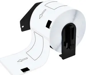 GREENCYCLE 100 Roll DK-1202 DK1202 Die-Cut Address Labels 2.4'' x 3.9'' (62 mm x 100 mm) Compatible for Brother QL-1050 QL-1050N QL-1060N QL-1100 QL-1110NWB, 300 Labels/Roll,with Cartridge Frame