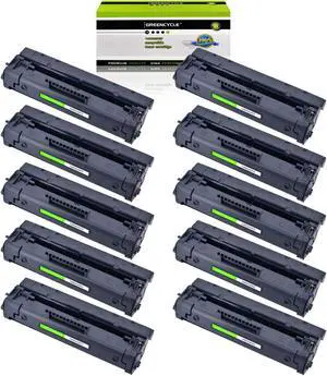 greencycle C4092A Toner Cartridge Replacement Compatible for HP 92A C4092A EP-22 Black Toner Cartridge  Laserjet 1100 1100A 1100ASE 1100AXI LaserJet-1100SE-1100XI-3200-3200M-3200SE(10Pack)