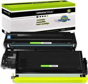 GREENCYCLE Compatible TN570 TN-570 Black Toner Cartridge and DR510 DR-510 Drum Unit Compatible for Brother HL-5100 HL-5140 MFC-8220 MFC-8440 DCP-8040 DCP-8045DN Series Printers (1 Toner, 1 Drum)