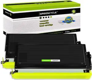 GREENCYCLE Compatible Toner Cartridge Replacement for Brother TN570 TN-570 TN540 to use with HL-5100 HL-5140 MFC-8220 MFC-8440 DCP-8040 DCP-8045DN Printer (Black, 2-Pack)