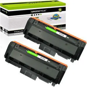 GREENCYCLE 2 Pack High Yield (3000 Pages) Compatible 116 D116L MLT-D116L Black Toner Cartridge for Samsung Xpress SL-M2625 M2825DW M2675FN M2875FD M2835 M2626D M2885FW M2876FH Printer