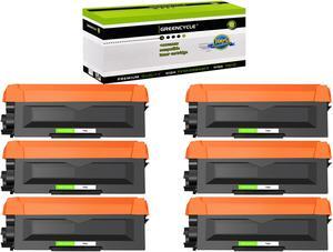 GREENCYCLE Toner Cartridge Compatible for Brother TN660 TN630 use in HL-L2300D DCP-L2520DW MFC-L2680W Printer (Black, 6 Pack)