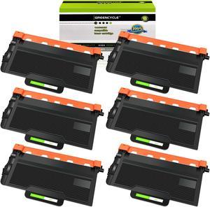 GREENCYCLE 6 Pack TN850 TN-850 Black Toner Cartridge Compatible for Brother HL-L5000D DCP-L5500DN MFC-L6750DW Printer