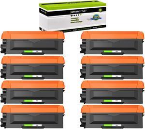 GREENCYCLE Toner Cartridge Compatible for Brother TN660 TN630 use in HL-L2300D DCP-L2520DW MFC-L2680W Printer (Black, 8 Pack)