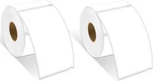 GREENCYCLE Compatible for DYMO 30256 Direct Thermal Shipping Labels 2-5/16" x 4" Perforated LW Large Mailing Address for Labelwriter 450, 450 Turbo, 4XL, 2 Rolls, 300 Labels/Roll [NOT FIT 550 & 5XL]