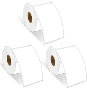GREENCYCLE Compatible for DYMO 30256 Direct Thermal Shipping Labels 2-5/16" x 4" Perforated LW Large Mailing Address for Labelwriter 450, 450 Turbo, 4XL, 3 Rolls, 300 Labels/Roll [NOT FIT 550 & 5XL]