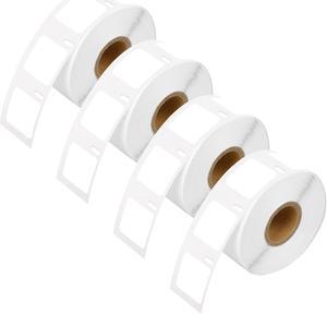 GREENCYCLE 4 Roll Compatible for Dymo 30332 1" x 1" (25mm x 25mm) White Multipurpose Square Address Shipping Barcode Label for Labelwriter 450, 450 Turbo, 4XL, 750 Labels per Roll,NOT FIT 550 & 5XL