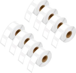 GREENCYCLE 8 Roll Compatible for Dymo 30332 1" x 1" (25mm x 25mm) White Multipurpose Square Address Shipping Barcode Label for Labelwriter 450, 450 Turbo, 4XL, 750 Labels per Roll,NOT FIT 550 & 5XL
