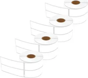 GREENCYCLE 4 Rolls Compatible for Dymo 30253 White 2-UP LW Mailing Address Labels 1 1/8" x 3 1/2"(28mm x 89mm) 1" Core for Label Writer 450, 450 Turbo, 4XL, 700 Labels per Roll,NOT FIT 550 & 5XL
