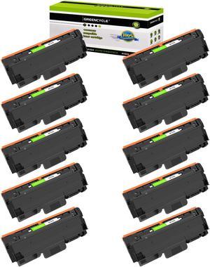 GREENCYCLE 10 Pack Compatible Black Toner Cartridge Replacement for Samsung 118S 118L MLT-D118L use in Xpress M3015DW M0365FW M3065FW Printer