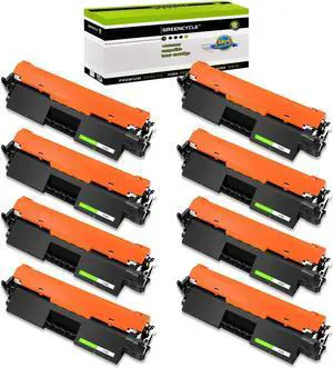 greencycle 30A Toner Cartridge Replacement Compatible for HP 30A CF230A Black Toner Cartridge LaserJet Pro MFP M227fdw M227fdn M227sdn M203dn M203dw M203d (8Pack)