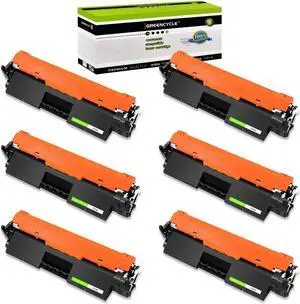 greencycle 30A Toner Cartridge Replacement Compatible for HP 30A CF230A Black Toner Cartridge LaserJet Pro MFP M227fdw M227fdn M227sdn M203dn M203dw M203d (6Pack)
