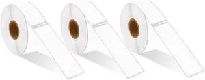 GREENCYCLE Compatible for Dymo 30252 Address Mailing UPC Labels 1 1/8" x 3 1/2" (1" Core) Premium Adhesive & Resolution for DYMO Labelwriter 450 Duo 4XL, 3 Rolls, 350 Labels/Roll [NOT FIT 550 & 5XL]