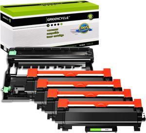 GREENCYCLE 5PK Compatible with Brother TN760 TN730 Toner Cartridge with Chip DR730 Drum Unit (4 Toner,1 Drum) for DCP-L2550DW GREENCYCLE 5PK Compatible with Brother TN760 TN730 Toner Cartridge with Chip DR730 Drum Unit (4 Toner,1 Drum) for DCP-L2550DW