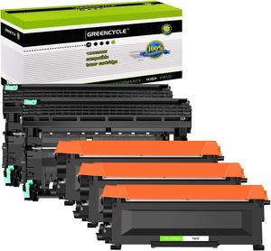 GREENCYCLE TN450 TN-450 Toner Cartridge DR420 Drum Unit Set Compatible for Brother HL-2270DW HL-2280DW HL-2230 HL-2240 MFC-7860DW MFC-7360N DCP-7065DN Intellifax 2840 2940 Printer (3 Toner, 2 Drum)