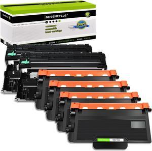 GREENCYCLE Compatible TN850 TN-850 Black Toner Cartridge and DR820 DR-820 Drum Unit Compatible for Brother HL-L6200DW HL-L6200DWT MFC-L5850DW MFC-L5900DW HL-L5200DW Series Printers (4 Toner, 2 Drum)