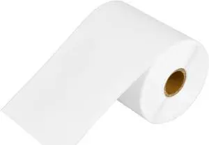 GREENCYCLE 40 Roll Replacement for Brother RD-S01U2 RDS01U2 Continuous Length Shipping White Paper Labels Multipurpose Label 4" x 140 1/2' (102mm x 42.8m) 1" Core for Brother TD-4000 4100N Printers