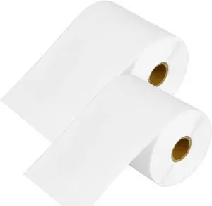 GREENCYCLE 2 Roll Replacement for Brother RD-S01U2 RDS01U2 Continuous Length Shipping White Paper Labels Multipurpose Label 4" x 140 1/2' (102mm x 42.8m) 1" Core for Brother TD-4000 4100N Printers