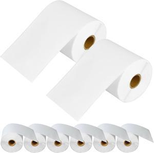GREENCYCLE 8 Roll Replacement for Brother RD-S01U2 RDS01U2 Continuous Length Shipping White Paper Labels Multipurpose Label 4" x 140 1/2' (102mm x 42.8m) 1" Core for Brother TD-4000 4100N Printers