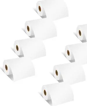 GREENCYCLE 8 Roll Replacement for Brother RD-M01U5 RDM01U5 Continuous Labels Receipt Paper Rolls Multipurpose Labels 4" x 96' (102mm*29.3m) White for RJ4030 RJ4030-K RJ4030M RJ4030M-K RJ4040