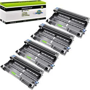 greencycle 4 Pack Compatible Drum unit Replacement for Brother DR620 DR520 drum use with HL-5340d 5250DN hl-5370DW MFC-8660DN 8680dn 8480dn 8670dn DCP-8060 8065DN 8085dn Printer
