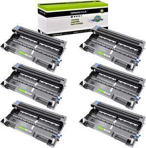greencycle 6 Pack Compatible Drum unit Replacement for Brother DR620 DR520 drum use with HL-5340d 5250DN hl-5370DW MFC-8660DN 8680dn 8480dn 8670dn DCP-8060 8065DN 8085dn Printer