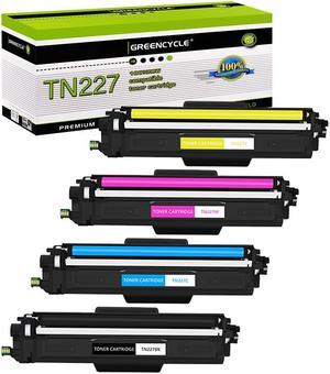 4Pc TN227 TN223 Toner Cartridge replacement for Brother HL-L3210CW HL- L3230CDW 