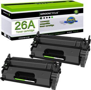greencycle CF226A Compatible Toner Cartridge Replacement for HP 26A CF226A 26X CF226X Black Cartridge Laserjet Pro M402n M402dn M402dw M402dne MFP M426fdw M426dw M426fdn Printer (2Pk)