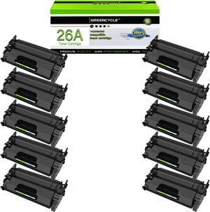 greencycle CF226A Compatible Toner Cartridge Replacement for HP 26A CF226A 26X CF226X Black Cartridge Laserjet Pro M402n M402dn M402dw M402dne MFP M426fdw M426dw M426fdn Printer (10Pk)