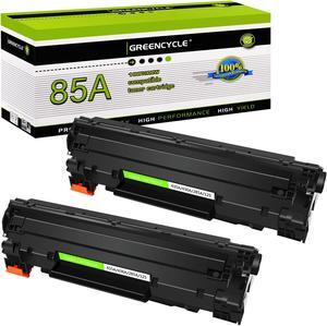 GREENCYCLE 2 Pack Compatible Toner Cartridge Replacement for HP 85A CE285A Black Toner Works on LaserJet P1102W P1109W M1212NF MFP M1217NFW Printer