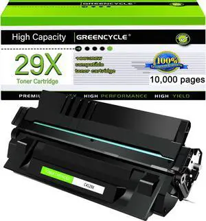 Greencycle C4129X Compatible Toner Cartridge Replacement for HP C4129X 29X Toner Cartridge use for Laser Jet 5000 5000n 5000dn 5000gn 5100 5100tn 5100dtn Printer(1 Pack,Black)