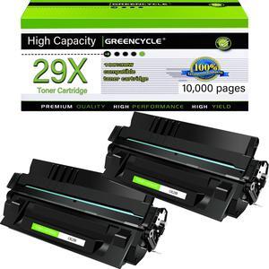greencycle C4129X Toner Cartridge Replacement Compatible for HP 29X C4129X Black Toner Cartridge Laser Jet 5000 5000n 5000dn 5000gn 5100 5100tn 5100dtn(2Pack)