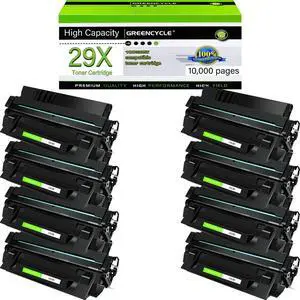 Greencycle C4129X Compatible Toner Cartridge Replacement for HP C4129X 29X Toner Cartridge use for Laser Jet 5000 5000n 5000dn 5000gn 5100 5100tn 5100dtn Printer(8 Pack,Black)