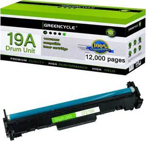 greencycle 19A Drum Unit Replacement Compatible for HP 19A CF219A Drum Unit Laserjet Pro M130fw M130nw M130fn M130a M102w M102a(1Pack)