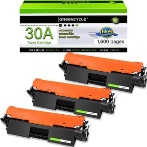 greencycle 30A Toner Cartridge Replacement Compatible for HP 30A CF230A Black Toner Cartridge LaserJet Pro MFP M227fdw M227fdn M227sdn M203dn M203dw M203d (3Pack)