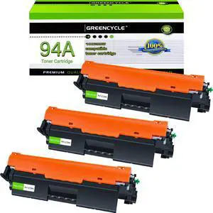 greencycle Compatible 94A Toner Cartridge Replacement for HP 94A CF294A Work with Laser jet Pro MFP M148dw M148fdw M118dw M149fdw, Pro M118 M148 M149 Printer (Black, 3-Pack)