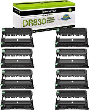 greencycle DR830 8 Pack Compatible Drum Unit Replacement for Brother DR-830 use with HL-L2405W HL-L2460DW MFC-L2900DW MFC-L2820DW Laser Printer (Black, High Yield)