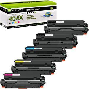 greencycle Compatible Toner Cartridge Replacement for HP 414X W2020X W2021X W2022X W2023X Toner work in LaserJetM577 M552 M553 Printer (2 Black 1 Cyan 1 Yellow 1 Magenta)