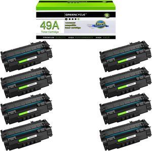 greencycle Q5949A Compatible Toner Cartridge Replacement for HP 49A Q5949A 53A Q7553A Black Cartridge Laserjet 1320 1320n 3390 1160 1320tn 1320nw 3392 P2015 P2015dn P2014 M2727nf MFP Printer (8Pk)