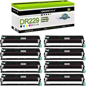 greencycle 8 Pack DR229CL Drum Compatible Drum Unit Replacement for Brother DR229 DR-229 Work with MFC-L3720CDW MFC-L3780CDW HL-L3220CDW HL-L3300CDW HL-L3295CDW Printer(Black,Yellow,Cyan,Magenta)