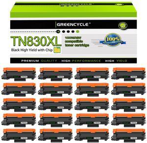 greencycle 20 Pack TN830XL Black Toner Cartridge Compatible for Brother TN-830XL TN830 TN-830 use HL-L2460DW L2400D L2480DW L2405W MFC-L2820DW DCP-L2640DW Printer