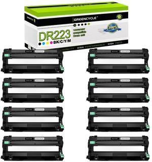 greencycle 8 Pack DR223CL Compatible Drum Unit Replacement for Brother DR-223CL DR223 DR-223 DR227 Drum Work to MFC-L3770CDW L3750CDW HL-L3230CDW L3290CDW Color Printer (Black Cyan Magenta Yellow)