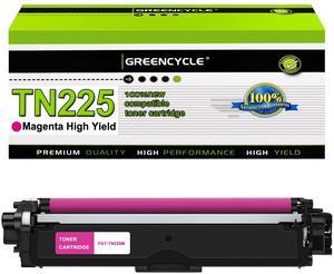 greencycle 1 Pack Compatible Magenta Toner Cartridge Replacement for Brother TN225M TN221 TN225 to Use with MFC-9130CW HL-3170CDW HL-3140CW HL-3180CDW MFC-9330CDW Printer high Yield